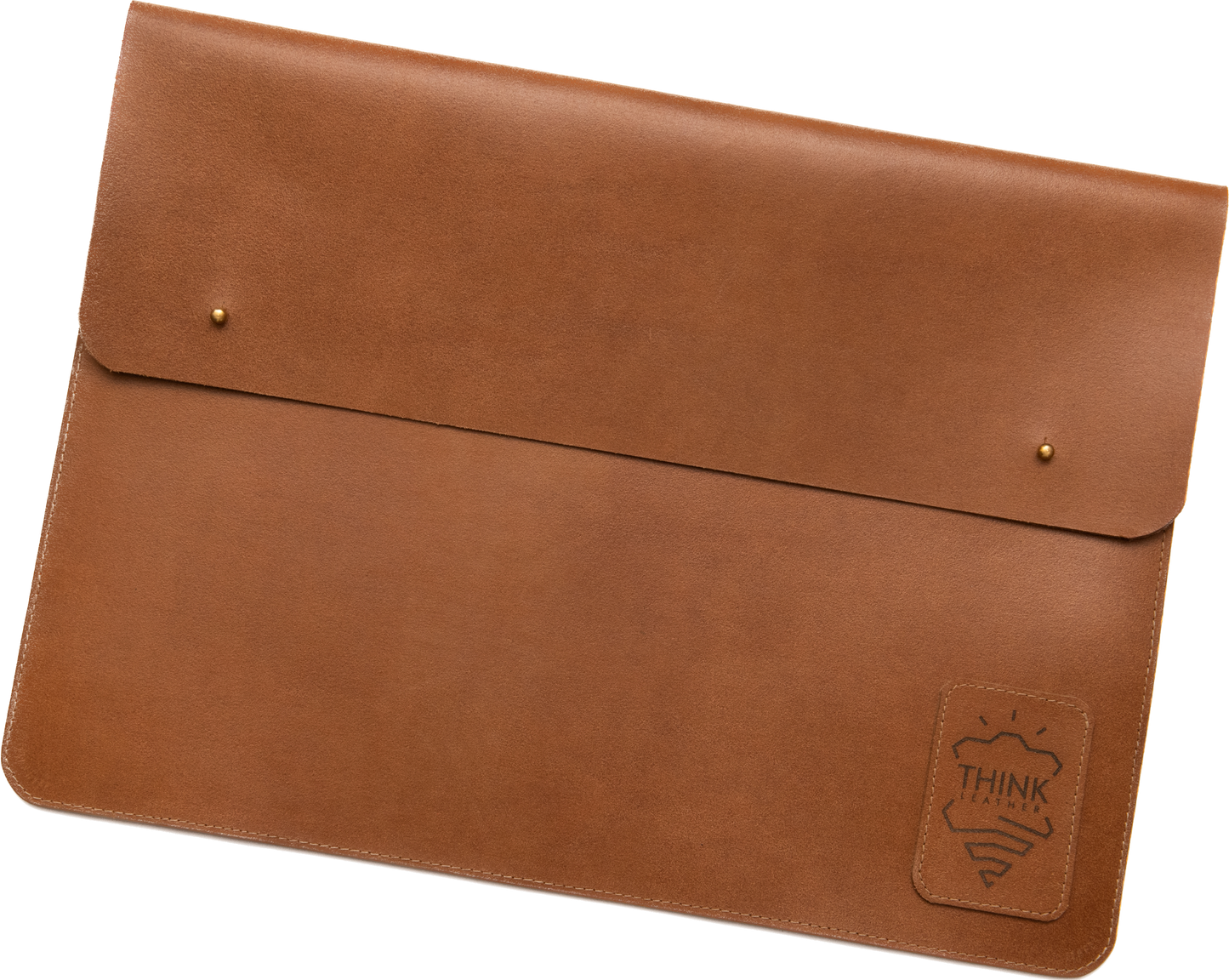 MACBOOK COVER 13" with flap Light brown-1