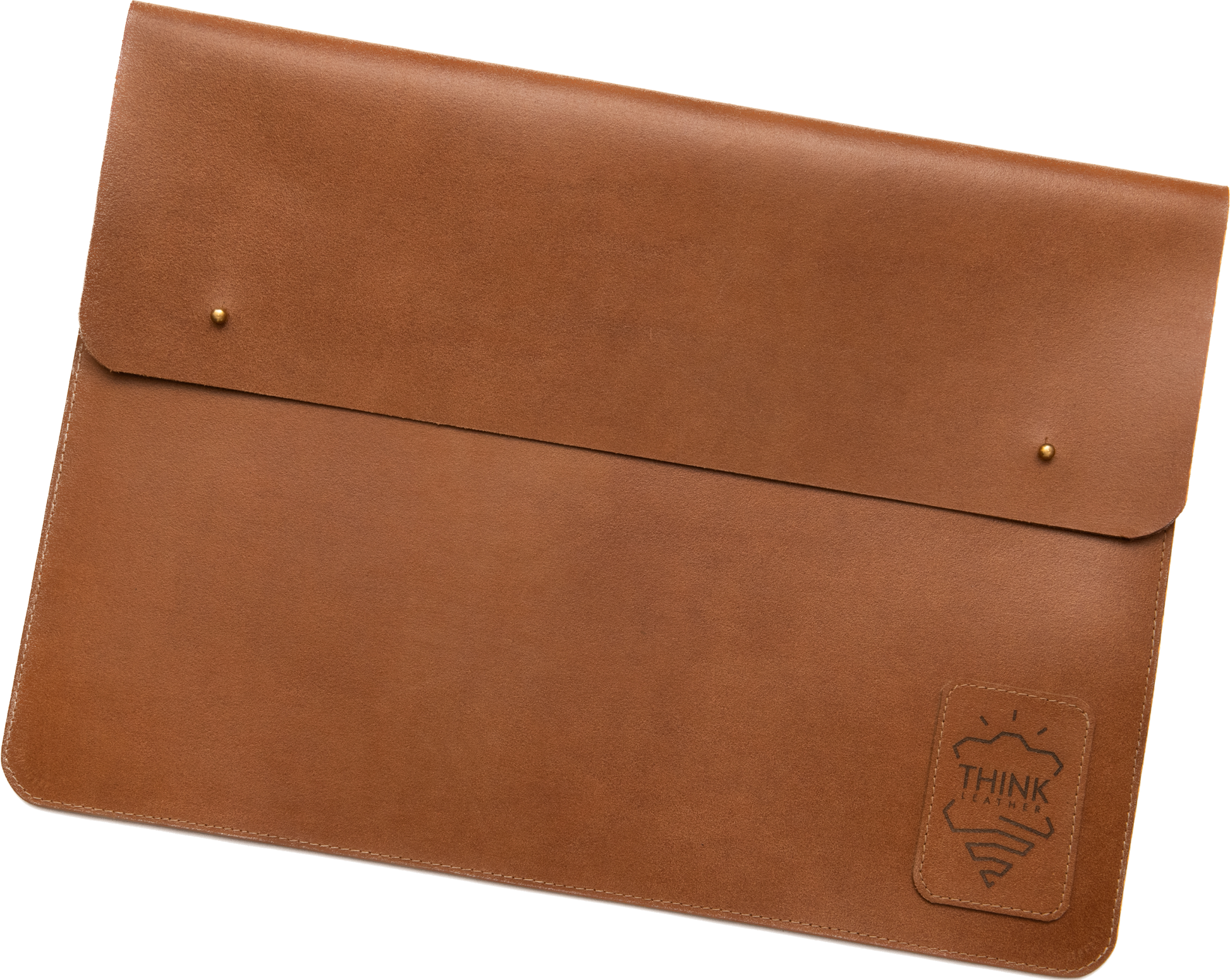 MACBOOK COVER 13" with flap Light brown-1