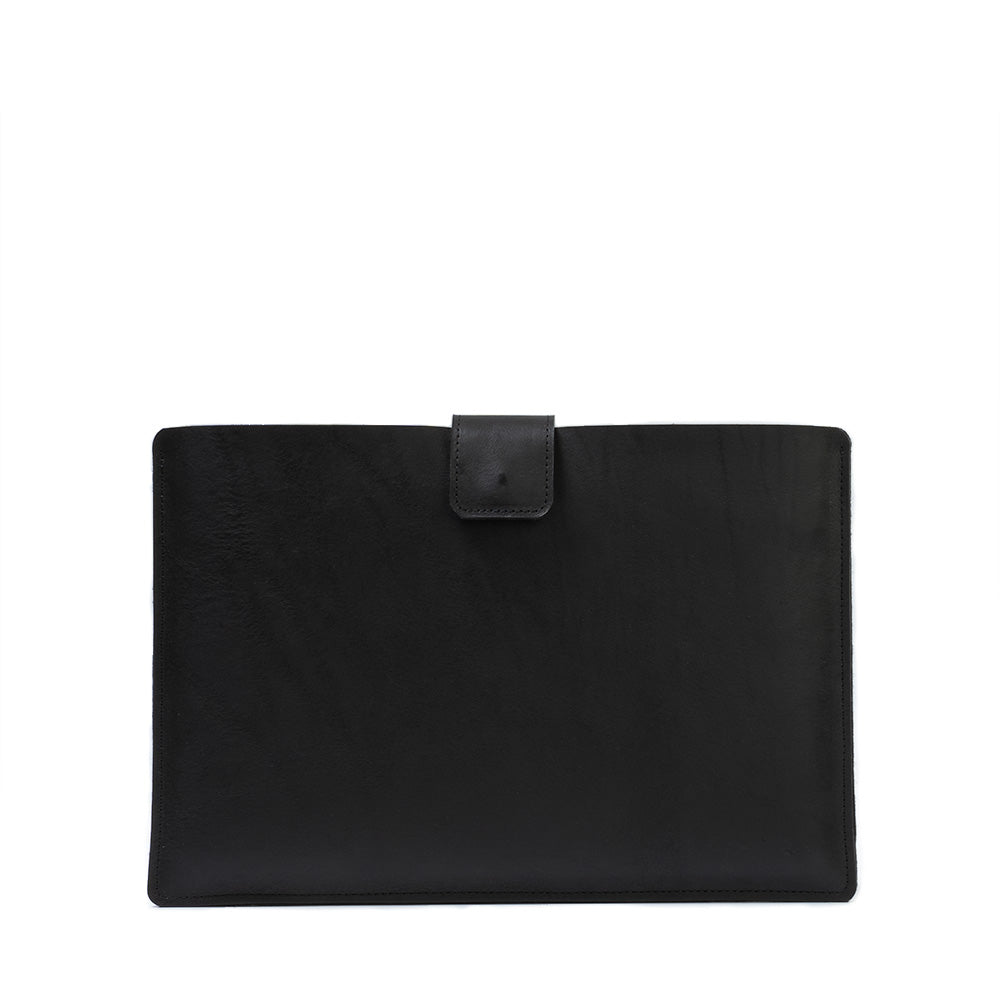 Leather Sleeve for MacBook with zipper pocket-5