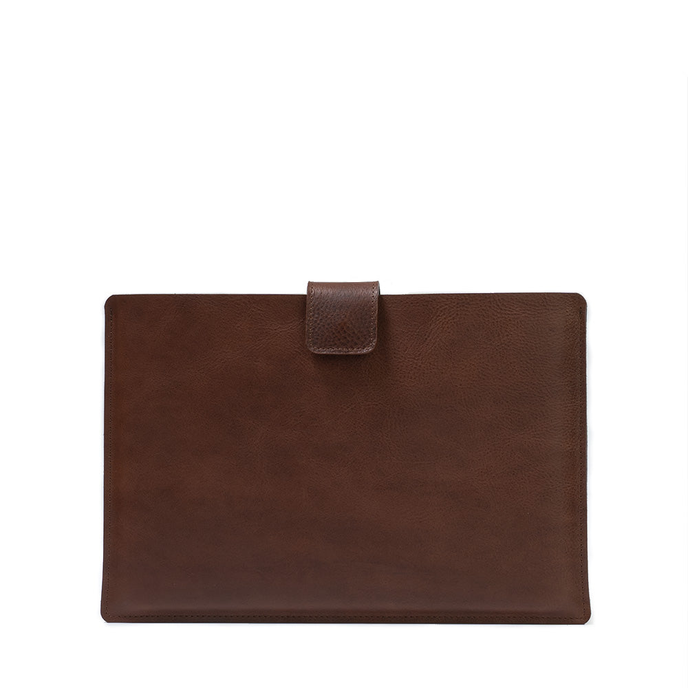 Leather Sleeve for MacBook with zipper pocket-7