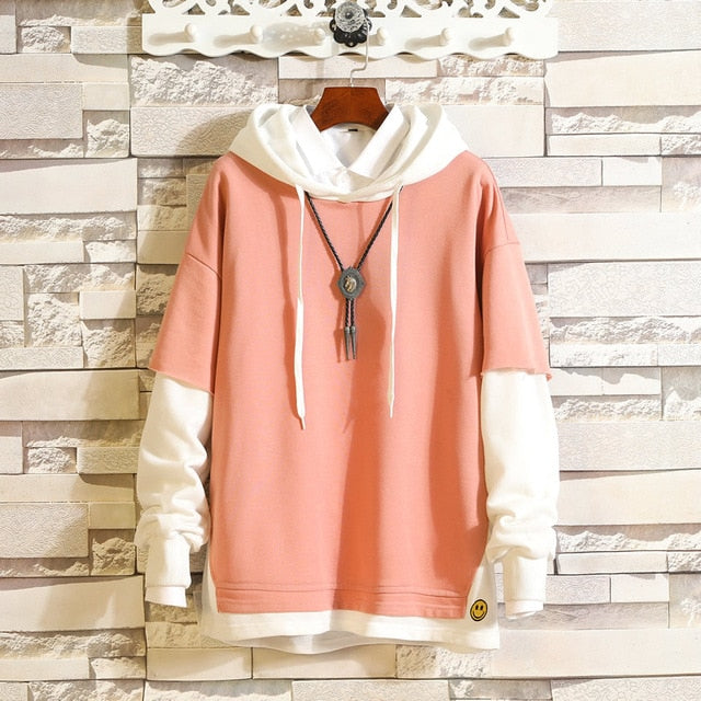 5XL Hoodies Sweatshirts Men Fake 2PAC Cotton Hooded Japanese Style Sweatshirt Mens Hip Hop Brown Causal Hoodiee Xxxtentacion-5