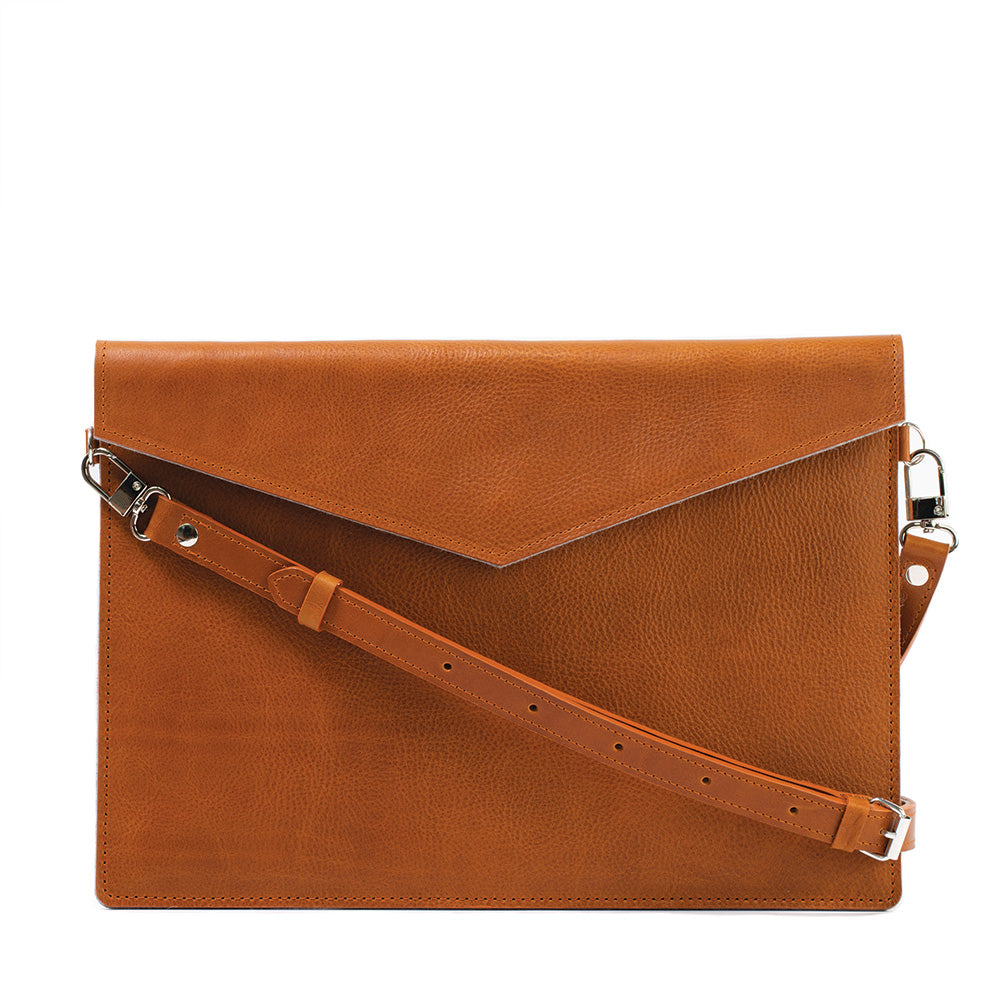 Leather MacBook Bag with Adjustable Strap-2